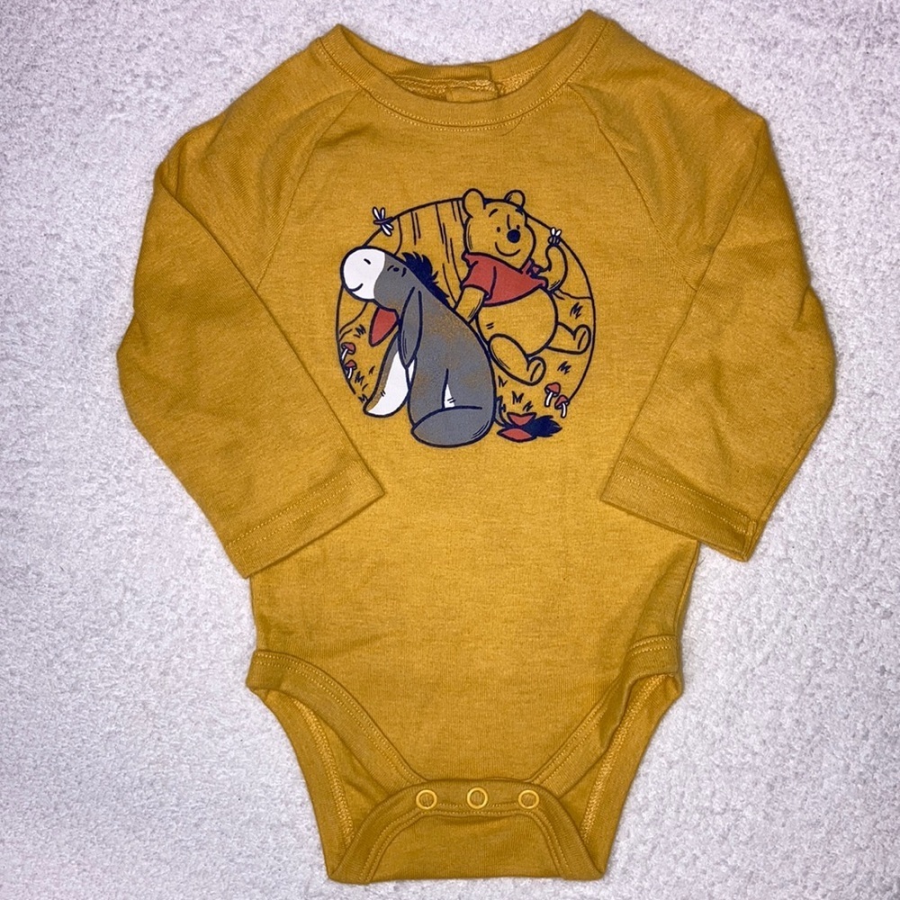 5/$20 Winnie the Pooh eeyore 6m bodysuit